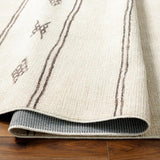 Becki Owens x Livabliss Rug Rivi BORC-2300, Ivory/Black/Medium Brown-Rugs1-High Fashion Home