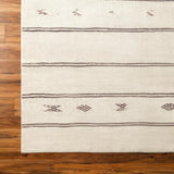 Becki Owens x Livabliss Rug Rivi BORC-2300, Ivory/Black/Medium Brown-Rugs1-High Fashion Home