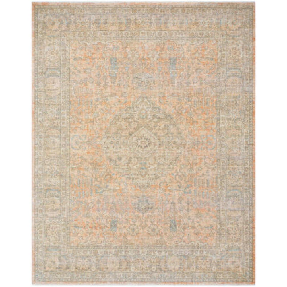 Becki Owens x Surya Rug Renaissance BORI-2301, Tan/Taupe/Light Beige/Dusty Coral/Denim-Rugs1-High Fashion Home