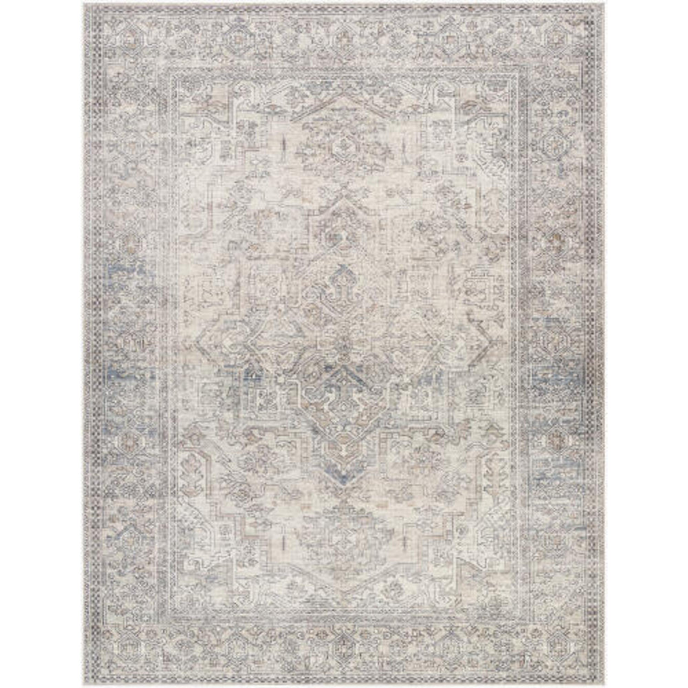 Becki Owens x Livabliss Rug Margot BOSC-2300, White/Light Sage/Charcoal/Brown/Wheat/Light Blue-Rugs1-High Fashion Home