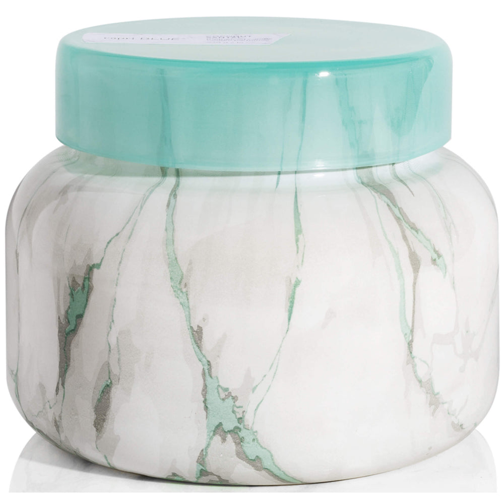 Capri Blue Candle Coconut Santal, Modern Marble Jar