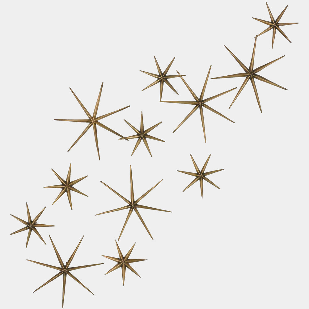 Etoile Wall Decor , Brass