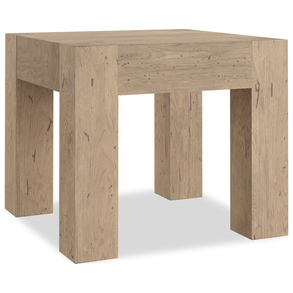 Abaso End Table, Whitewash Rustic by Four Hands — PRM_1