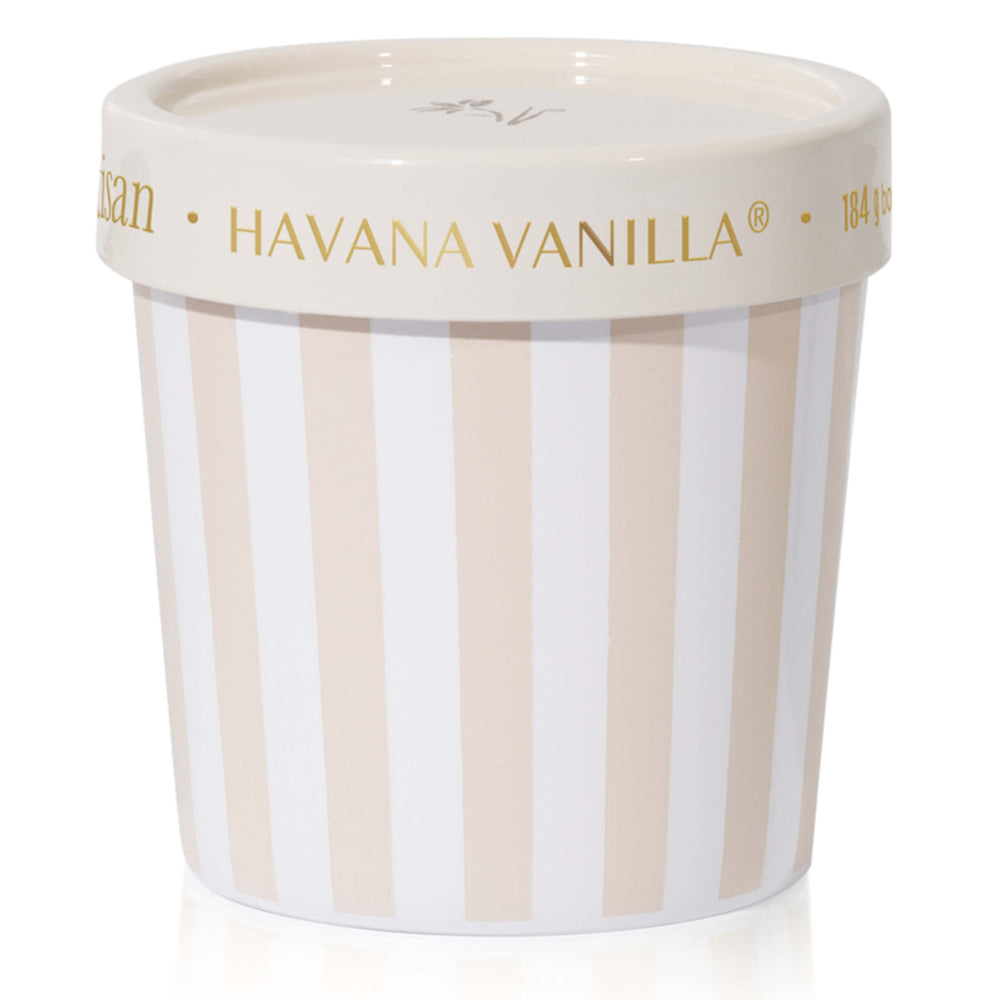 Capri Blue Havana Vanilla Candle, Artisan Caffe Gelato Cup-Accessories-High Fashion Home