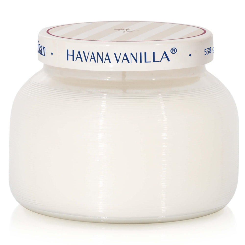 Capri Blue Havana Vanilla Candle, Artisan Caffe Jar-Accessories-High Fashion Home