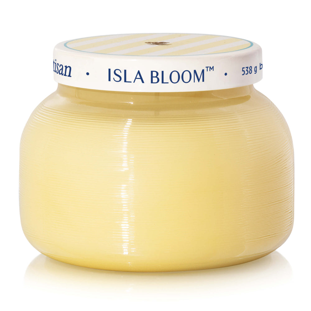 Capri Blue Isla Bloom Candle, Artisan Caffe Jar-Accessories-High Fashion Home
