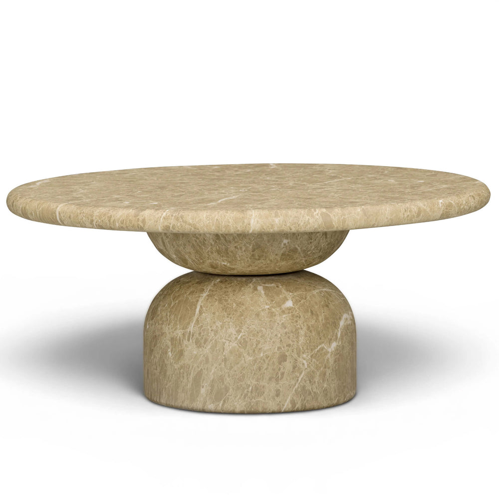 Cynthia Coffee Table, Light Emperador