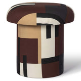 Lucy Mushroom Stool, Mud Brown