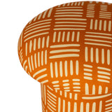 Lucy Mushroom Stool, Rust Orange