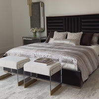 Mabel Bed, King, Meg Dark Brown