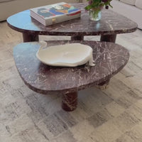 Zion Coffee Table Set, Merlot by Four Hands