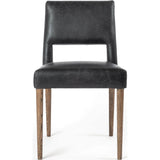 Joseph Leather Dining Chair, Durango Smoke, Set of 2-Furniture - Dining-High Fashion Home
