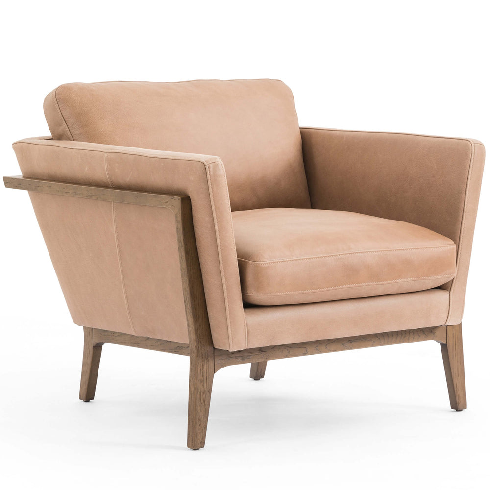 Dash Leather Chair, Palermo Drift-Furniture - Chairs-High Fashion Home