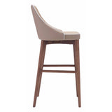 Moor Bar Chair, Beige - Furniture - Dining - High Fashion Home