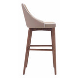 Moor Bar Chair, Beige - Furniture - Dining - High Fashion Home