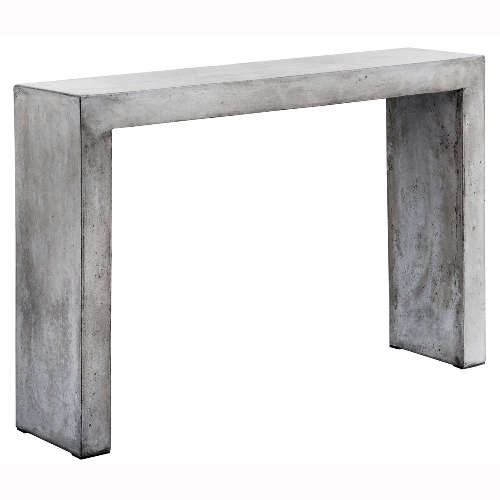 Axle Console Table, Grey - Furniture - Sunpan
