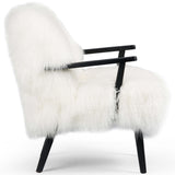 Ashland Armchair, Drifted Matte Black-Furniture - Chairs-High Fashion Home