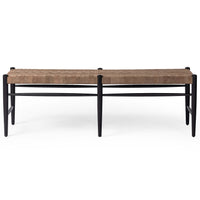 Wyatt Bench, Drifted Matte Black