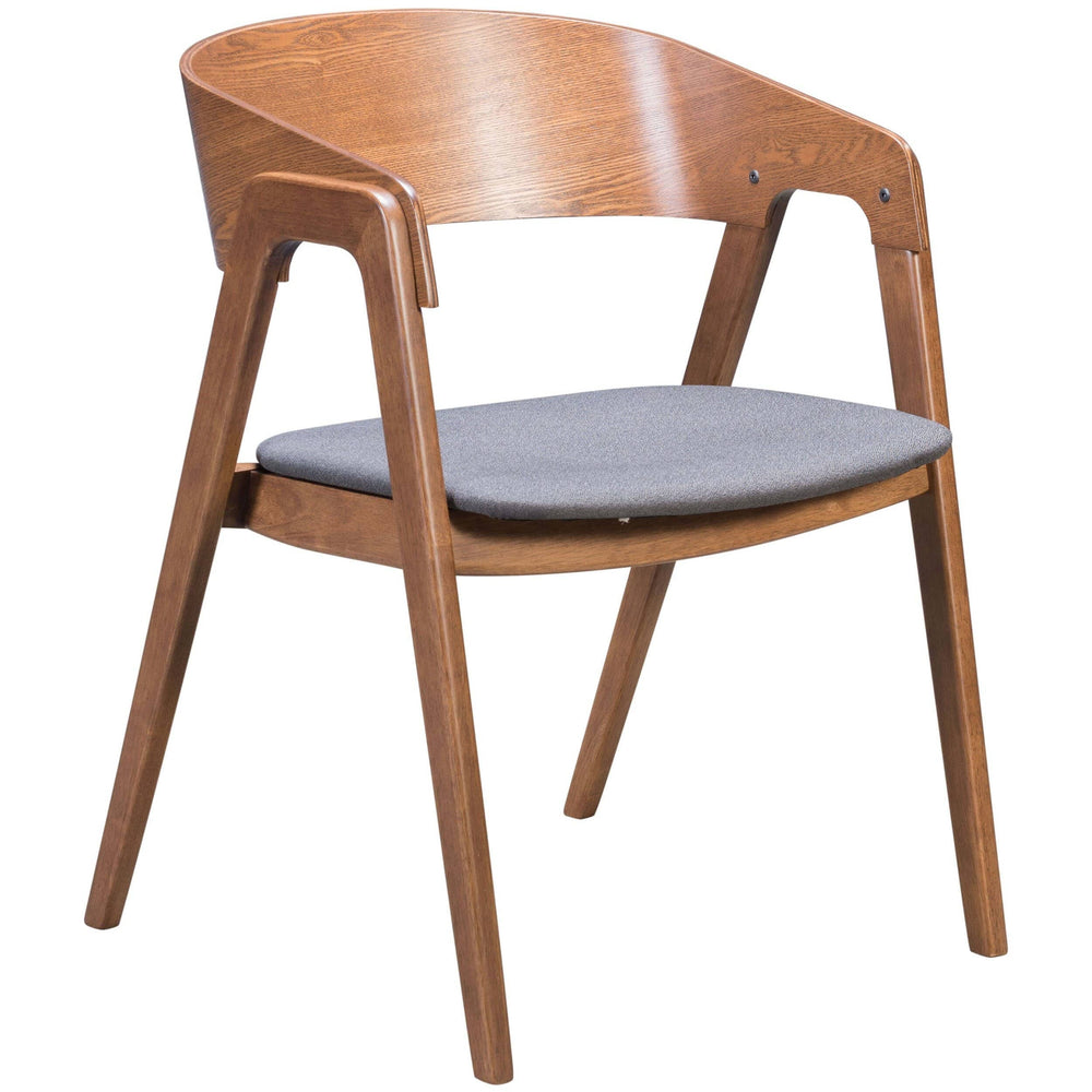 Alden Dining Arm Chair, Dark Gray (Set of 2) - Furniture - Dining - High Fashion Home