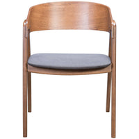 Alden Dining Arm Chair, Dark Gray (Set of 2) - Furniture - Dining - High Fashion Home