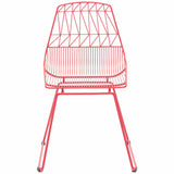 Brody Dining Chair, Red (Set of 2) - Furniture - Dining - High Fashion Home