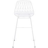 Brody Bar Stool, White (Set of 2) - Furniture - Dining - High Fashion Home