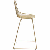 Brody Bar Stool, Gold (Set of 2) - Furniture - Dining - High Fashion Home