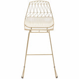 Brody Bar Stool, Gold (Set of 2) - Furniture - Dining - High Fashion Home