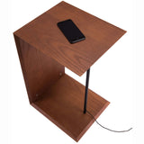 Chester Wireless Charging Side Table - Furniture - Accent Tables - High Fashion Home