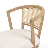 Alexa Desk Chair, Light Honey Oak-Furniture - Office-High Fashion Home