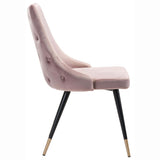 Piccolo Dining Chair, Pink (Set of 2) - Furniture - Chairs - High Fashion Home