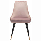 Piccolo Dining Chair, Pink (Set of 2) - Furniture - Chairs - High Fashion Home