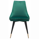 Piccolo Dining Chair, Green (Set of 2) - Furniture - Chairs - High Fashion Home