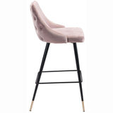 Piccolo Bar Chair, Pink - Furniture - Chairs - High Fashion Home