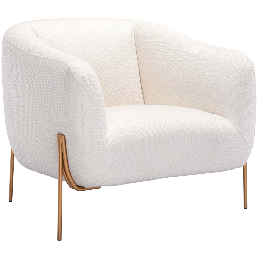 Micaela Chair, Ivory - Furniture - Chairs - High Fashion Home
