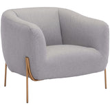 Micaela Chair, Gray - Furniture - Chairs - High Fashion Home