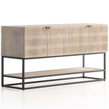 Kelby Small Media Cabinet, Light Wash-Furniture - Storage-High Fashion Home