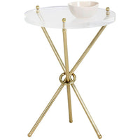 Cher Side Table, Brass