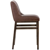 Halden Counter Stool, Vintage Cognac - Furniture - Dining - High Fashion Home