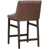 Halden Counter Stool, Vintage Cognac - Furniture - Dining - High Fashion Home