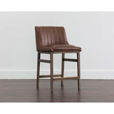 Halden Counter Stool, Vintage Cognac - Furniture - Dining - High Fashion Home