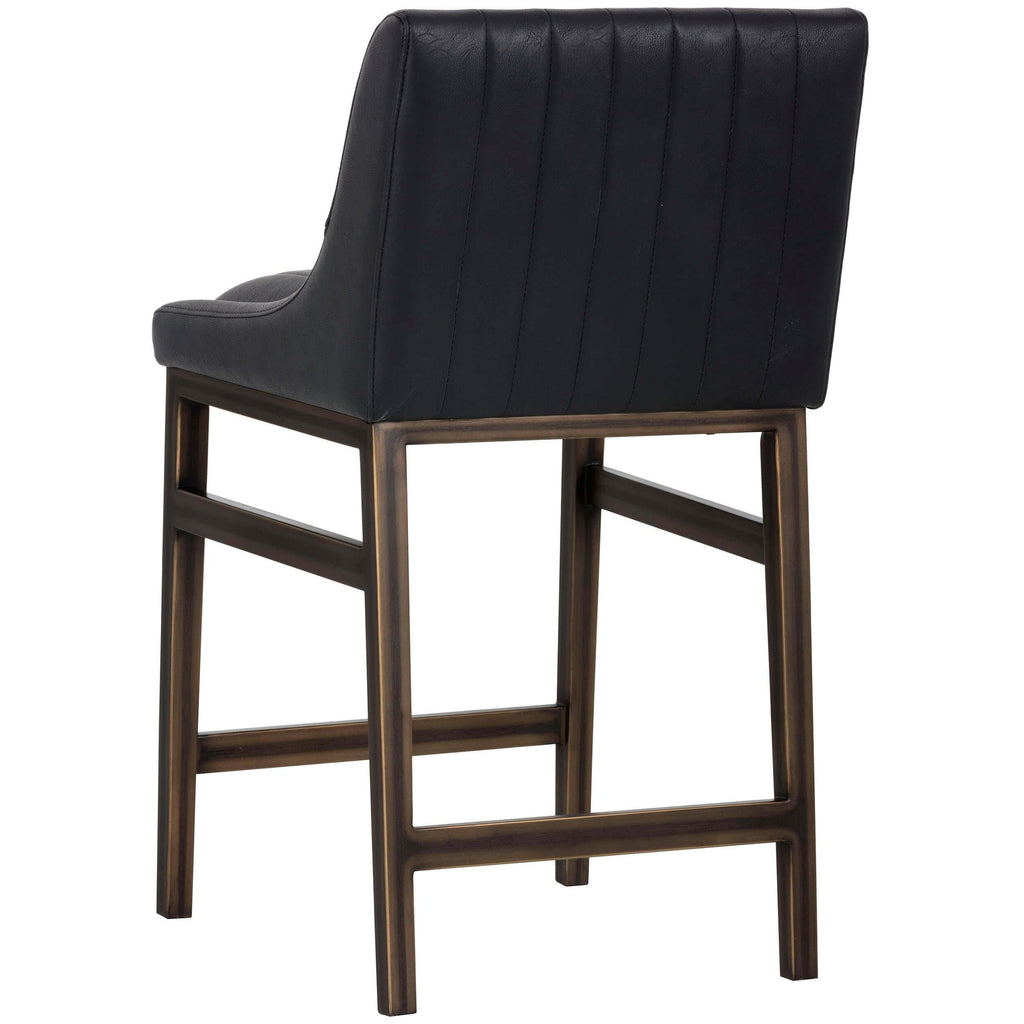 Halden Bar & Counter Stool, Vintage Black – High Fashion Home