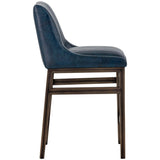 Halden Counter Stool, Vintage Blue - Furniture - Dining - High Fashion Home