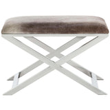 Sahara Stool, Cowhide - Furniture - Chairs - High Fashion Home