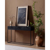 Hendrick Console Table, Black-Furniture - Accent Tables-High Fashion Home