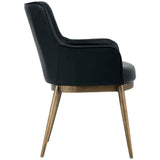 Franklin Dining Chair,Vintage Black - Furniture - Chairs - High Fashion Home