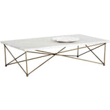 Skyy Coffee Table, White - Modern Furniture - Coffee Tables - High Fashion Home