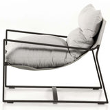 Avon Outdoor Sling Chair, Stone Grey-High Fashion Home