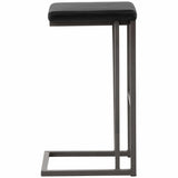 Boone Bar Stool, Onyx (Set of 2) - Furniture - Dining - High Fashion Home