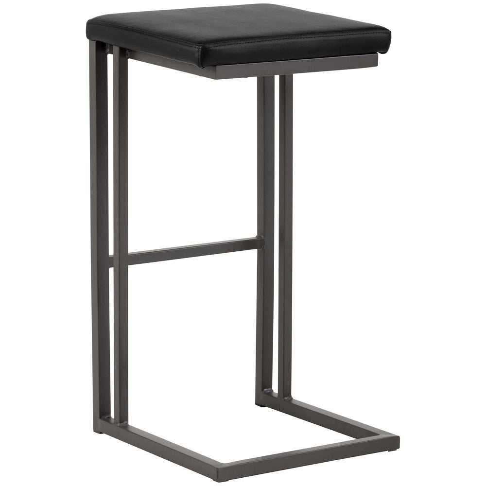 Boone Bar Stool, Onyx (Set of 2) - Furniture - Dining - High Fashion Home